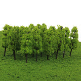 Maxbell 1:200 Green Pine Trees Model Street Train Railway Landscape Scenery Layout