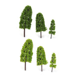 Maxbell 1:200 Green Pine Trees Model Street Train Railway Landscape Scenery Layout