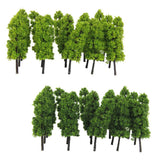 Maxbell 1:200 Green Pine Trees Model Street Train Railway Landscape Scenery Layout