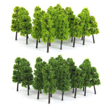 Maxbell 1:200 Green Pine Trees Model Street Train Railway Landscape Scenery Layout
