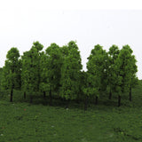 Maxbell 8xPagoda Trees Model Train Railroad Scenery 1:200 20pcs Dark and Light Green