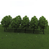 Maxbell 8x20x Model Trees Scenery 1:100 HO Scale Tree Landscape Layout Dark Green
