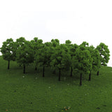 Maxbell 8x20x Model Trees Scenery 1:100 HO Scale Tree Landscape Layout Dark Green