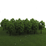 Maxbell 8x20x Model Trees Scenery 1:100 HO Scale Tree Landscape Layout Dark Green