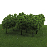 Maxbell 8x20x Model Trees Scenery 1:100 HO Scale Tree Landscape Layout Dark Green