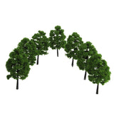 Maxbell 8x20x Model Trees Scenery 1:100 HO Scale Tree Landscape Layout Dark Green