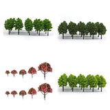 Maxbell 8x20x Model Trees Scenery 1:100 HO Scale Tree Landscape Layout Dark Green