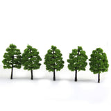 Maxbell 8x20x Model Trees Scenery 1:100 HO Scale Tree Landscape Layout Dark Green