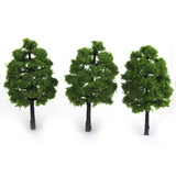 Maxbell 6x20x Model Trees Scenery 1:100 HO Scale Tree Landscape Layout Dark Green