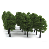 Maxbell 8x20x Model Trees Scenery 1:100 HO Scale Tree Landscape Layout Dark Green