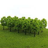 Maxbell 7x20x Model Trees Scenery 1:100 HO Scale Tree Landscape Layout Light Green