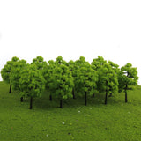 Maxbell 4x20x Model Trees Scenery 1:100 HO Scale Tree Landscape Layout Light Green