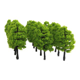 Maxbell 7x20x Model Trees Scenery 1:100 HO Scale Tree Landscape Layout Light Green