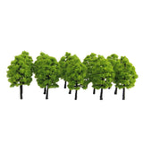 Maxbell 7x20x Model Trees Scenery 1:100 HO Scale Tree Landscape Layout Light Green