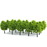 Maxbell 8x20x Model Trees Scenery 1:100 HO Scale Tree Landscape Layout Light Green