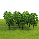 Maxbell 3x20x Model Trees Scenery 1:100 HO Scale Tree Landscape Layout Green