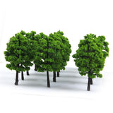 Maxbell 3x20x Model Trees Scenery 1:100 HO Scale Tree Landscape Layout Green