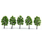 Maxbell 3x20x Model Trees Scenery 1:100 HO Scale Tree Landscape Layout Green