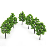 Maxbell 3x20x Model Trees Scenery 1:100 HO Scale Tree Landscape Layout Green