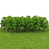 Maxbell 30Pieces Green Model Trees 1/150 HO N Layout Train Railway Scenery Building