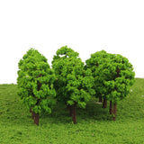 Maxbell 80 Pcs Plastic Model Tree Train Railroad Scenery 1:150 Scale