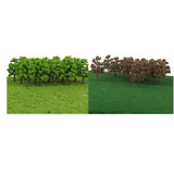 Maxbell 80 Pcs Plastic Model Tree Train Railroad Scenery 1:150 Scale