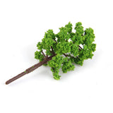 Maxbell 30Pieces Green Model Trees 1/150 HO N Layout Train Railway Scenery Building