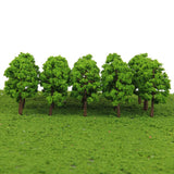 Maxbell 30Pieces Green Model Trees 1/150 HO N Layout Train Railway Scenery Building