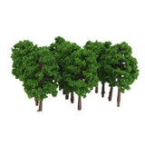 Maxbell 200x Plastic Model Tress Train Railroad Scenery 1:150 Scale Green Props Kit