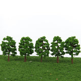 Maxbell 200x Plastic Model Tress Train Railroad Scenery 1:150 Scale Green Props Kit