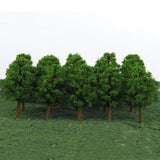 Maxbell 80 Pcs Plastic Model Tree Train Railroad Scenery 1:150 Scale