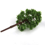 Maxbell 80 Pcs Plastic Model Tree Train Railroad Scenery 1:150 Scale