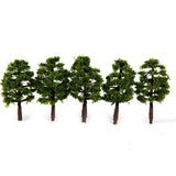 Maxbell 80 Pcs Plastic Model Tree Train Railroad Scenery 1:150 Scale