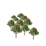 Maxbell 4xModel Trees Scenery Peach Flower 1:75 to 1:500 Scale Tree Landscape Layout