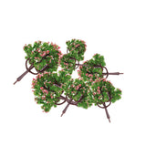 Maxbell 4xModel Trees Scenery Peach Flower 1:75 to 1:500 Scale Tree Landscape Layout