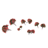 Maxbell 4xModel Trees Scenery Peach Flower 1:75 to 1:500 Scale Tree Landscape Layout