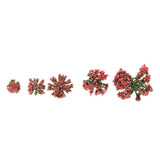 25xModel Trees Scenery Peach Flower 1:75 to 1:500 Scale Tree Landscape Layout