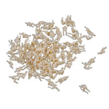 Maxbell 6xModel Train Unpainted Seated People Passangers Figures 1.5cm