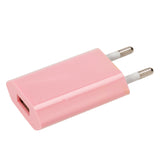 Maxbell USB AC Power Adapter Wall Charger with EU Plug for iPhone iPod - Pink