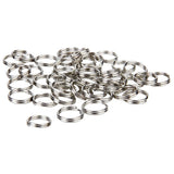 Maxbell 6xSplit Key Rings 1.2 x 12mm 100pcs Silver