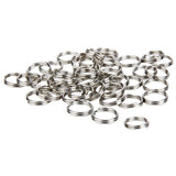 Maxbell 6xSplit Key Rings 1.2 x 12mm 100pcs Silver