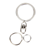 Maxbell 6xSplit Key Rings 1.2 x 12mm 100pcs Silver
