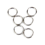 Maxbell 6xSplit Key Rings 1.2 x 12mm 100pcs Silver