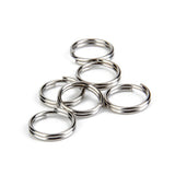 Maxbell 6xSplit Key Rings 1.2 x 12mm 100pcs Silver
