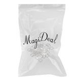 Maxbell 30xSplit Key Rings 1.2 x 12mm 100pcs Silver
