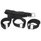 Maxbell 8xNylon Straps Cable Tie Wire Rope Hook and Loop Organiser 10pcs Black