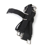 Maxbell 8xNylon Straps Cable Tie Wire Rope Hook and Loop Organiser 10pcs Black