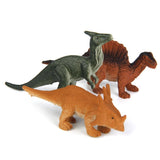 Plastic Reptiles Animal Dinosaur Model Toy 12pcs Multi-color