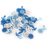 Maxbell Anchor and Helm Wood Pendants Beads for Necklace DIY 100pcs Mixed Color