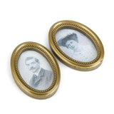 Maxbell Resin Frame Couple Photos Mural Wall Painting Dollhouse Miniature 1:12 Pair
